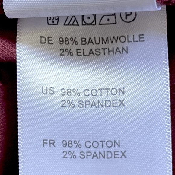 Articles of Society Red Velvet Perren Hilary High Rise Pants Size 32 NWT - Picture 11 of 12